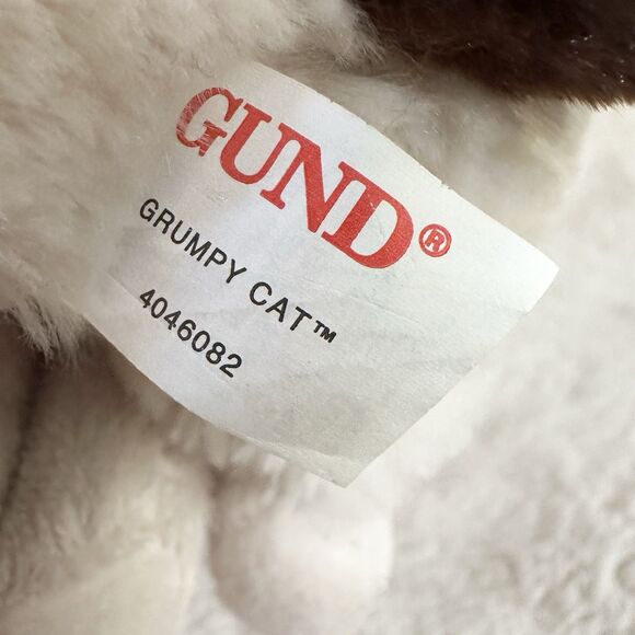 Gund Grumpy Cat 6” Stuffed Animal Toy Brown Beige - Picture 4 of 6